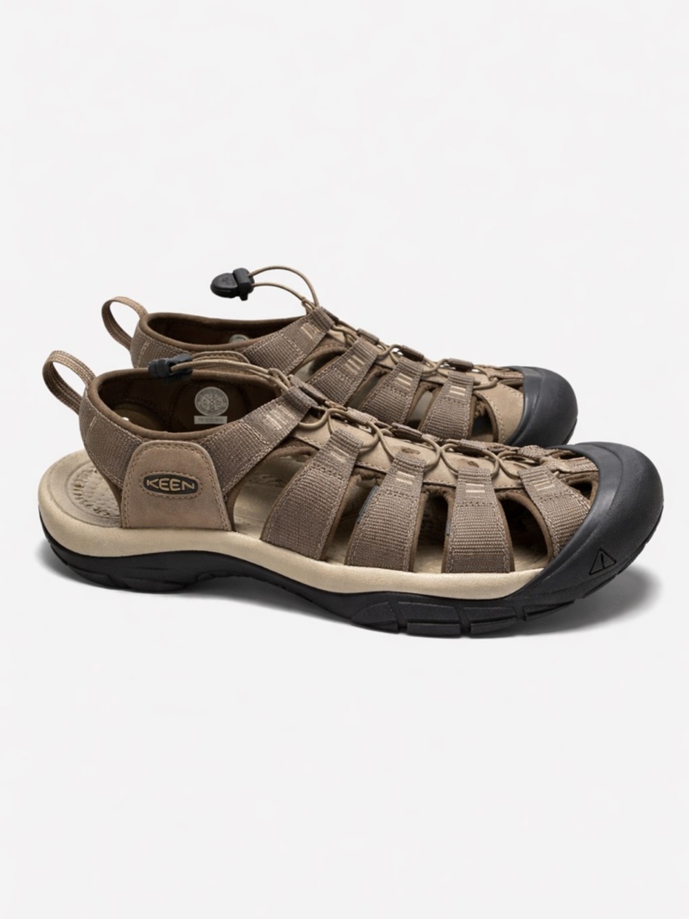 KEEN Newport H2 Sandals Mens 11.5 Taupe Waterproof Hiking Trail